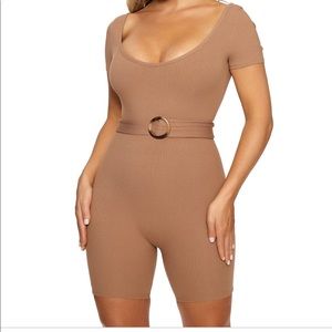 Naked Wardrobe Snatched Bike Short Romper